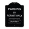 Signmission Designer Series-Parking By Permit Vehicles Without Permits Towed Vehic, 24" x 18", BS-1824-9803 A-DES-BS-1824-9803 - alternate 1
